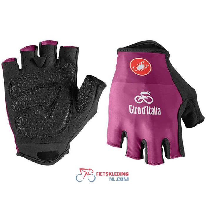 2021 Giro d'Italia Korte Handschoenen Fuchsia